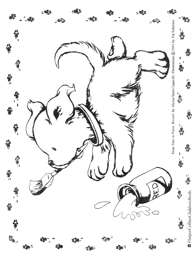 Coloring Biscuit The Dog