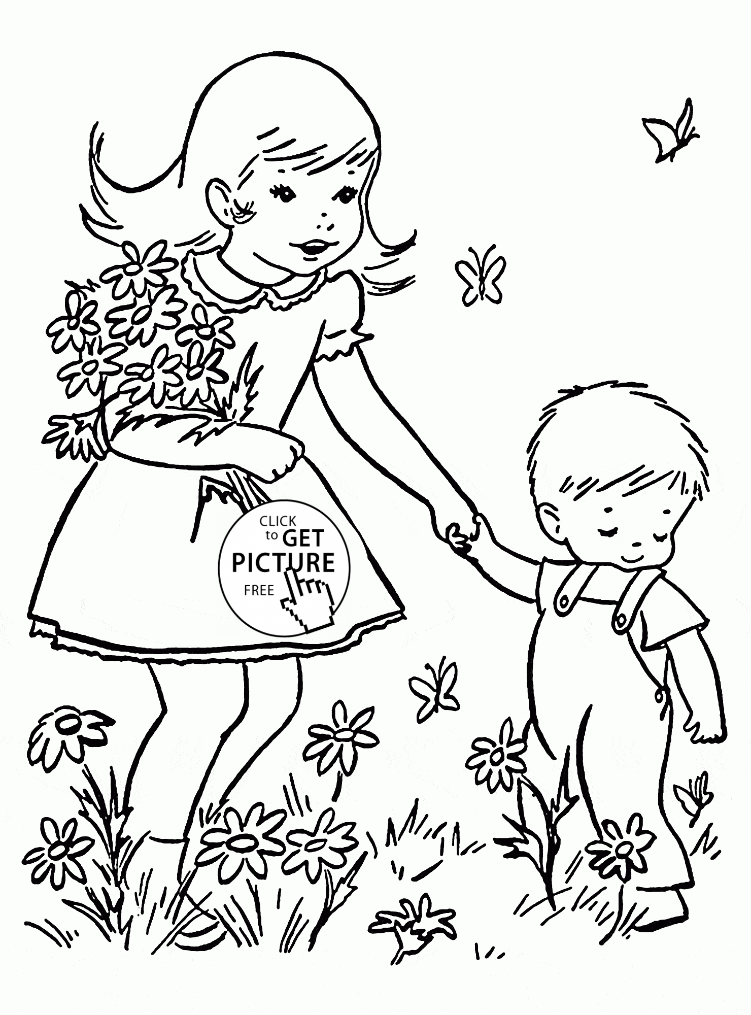 Free Free Printable Spring Flowers Coloring Pages, Download Free Free