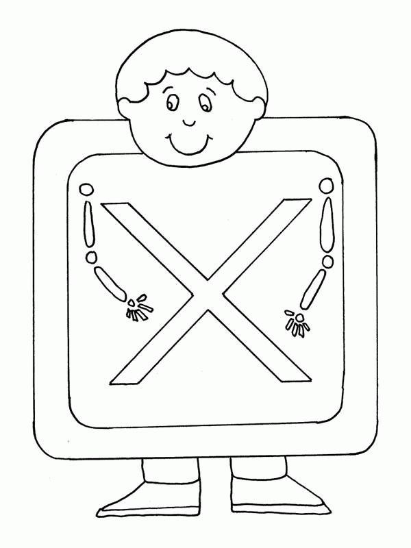 Free Letter X Coloring Pages, Download Free Letter X Coloring Pages png
