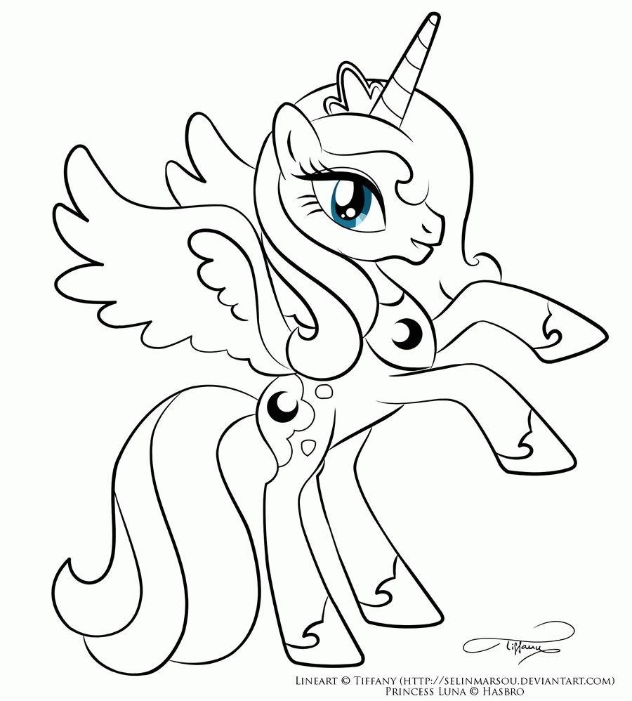 Free My Little Pony Coloring Pages Princess Celestia, Download Free My