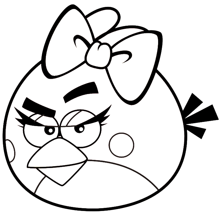cute angry birds colouring pages Clip Art Library