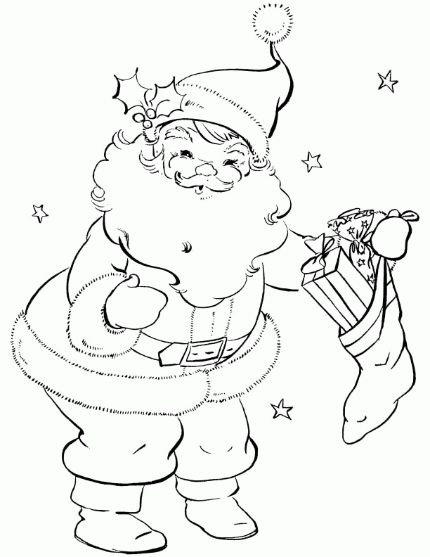 Free Santa Claus Outline, Download Free Santa Claus Outline png images