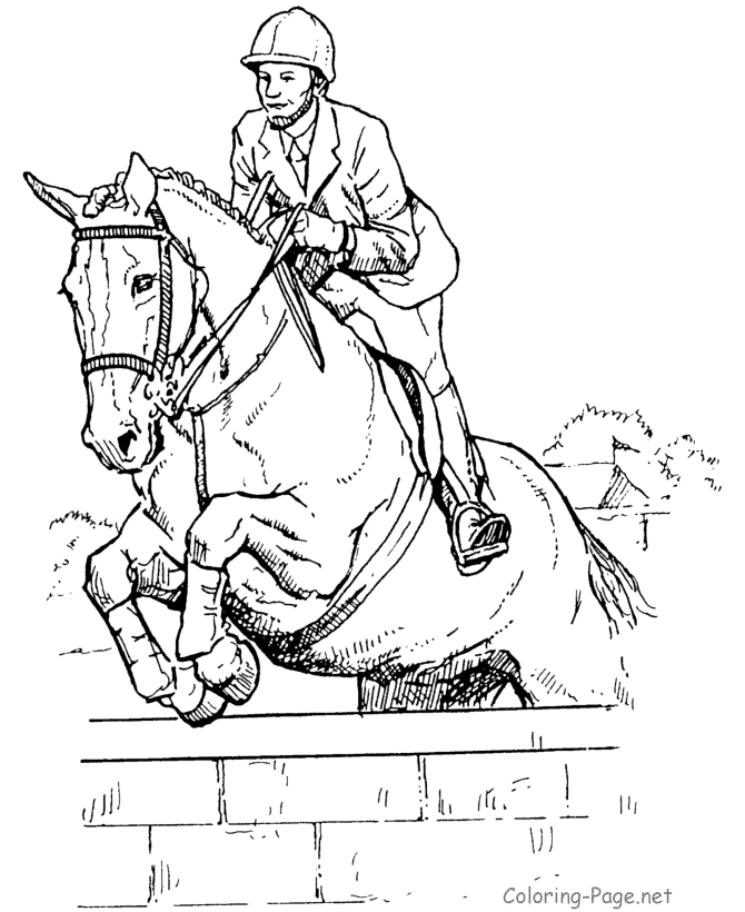 Free Christmas Horse Coloring Pages, Download Free Christmas Horse