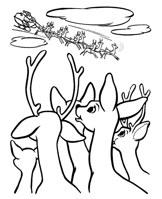 Free Rudolph The Red Nosed Reindeer Drawing, Download Free Rudolph The