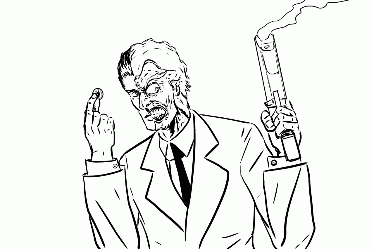 lego batman two face coloring Clip Art Library