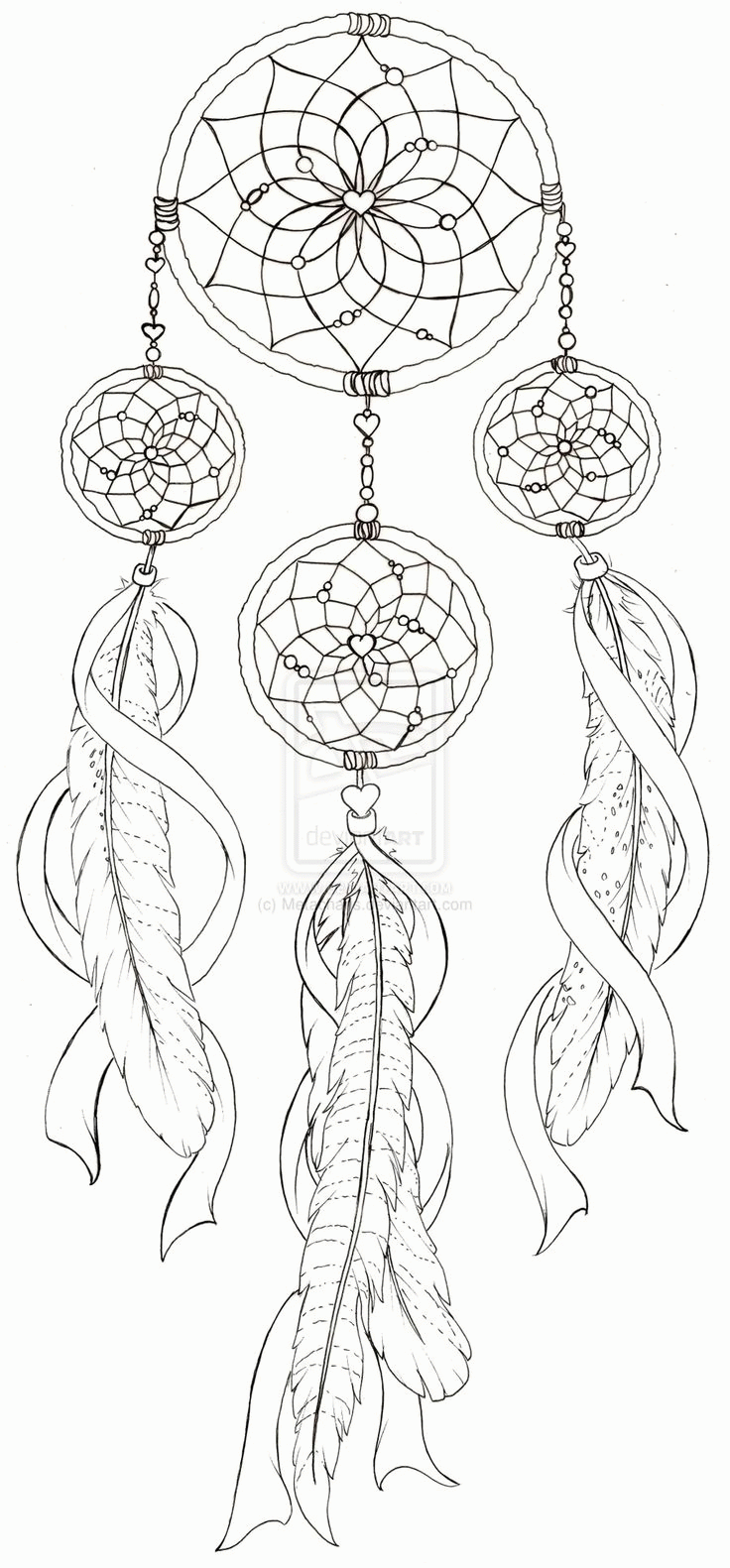 Free Dream Catcher Coloring Pages, Download Free Dream Catcher Coloring