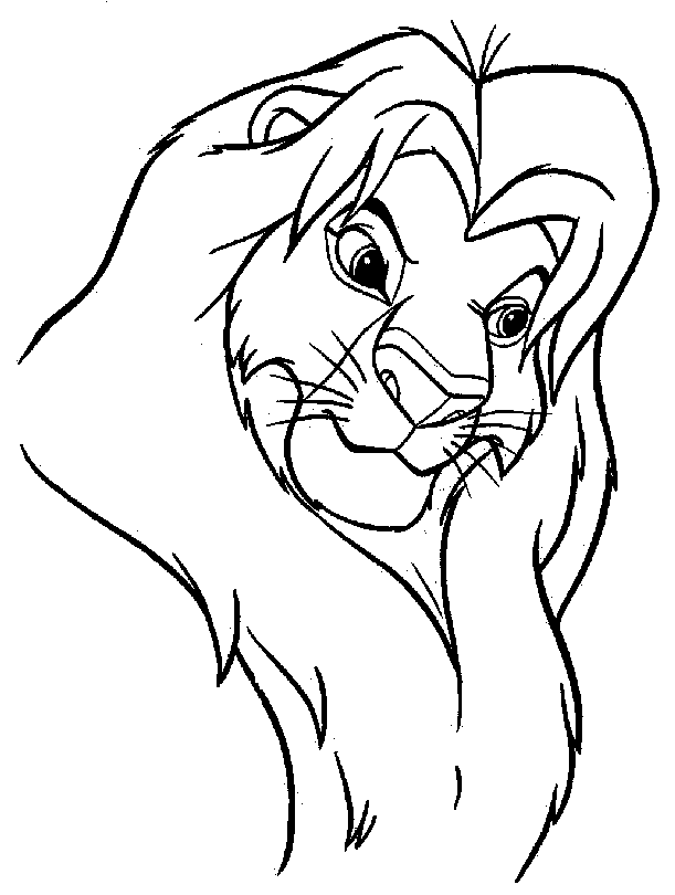 Free Lion King Pictures To Color, Download Free Lion King Pictures To