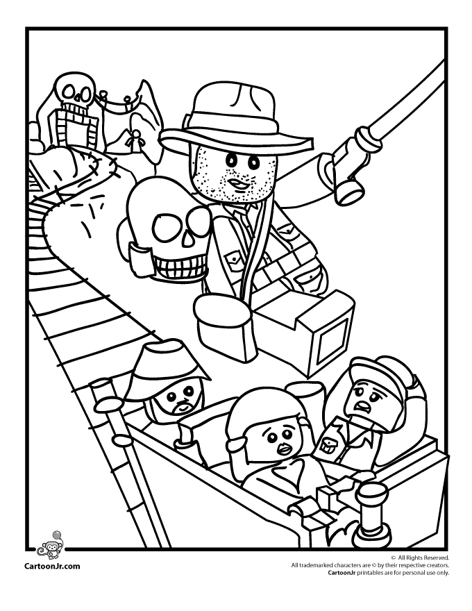 lego indiana jones coloring pages Clip Art Library