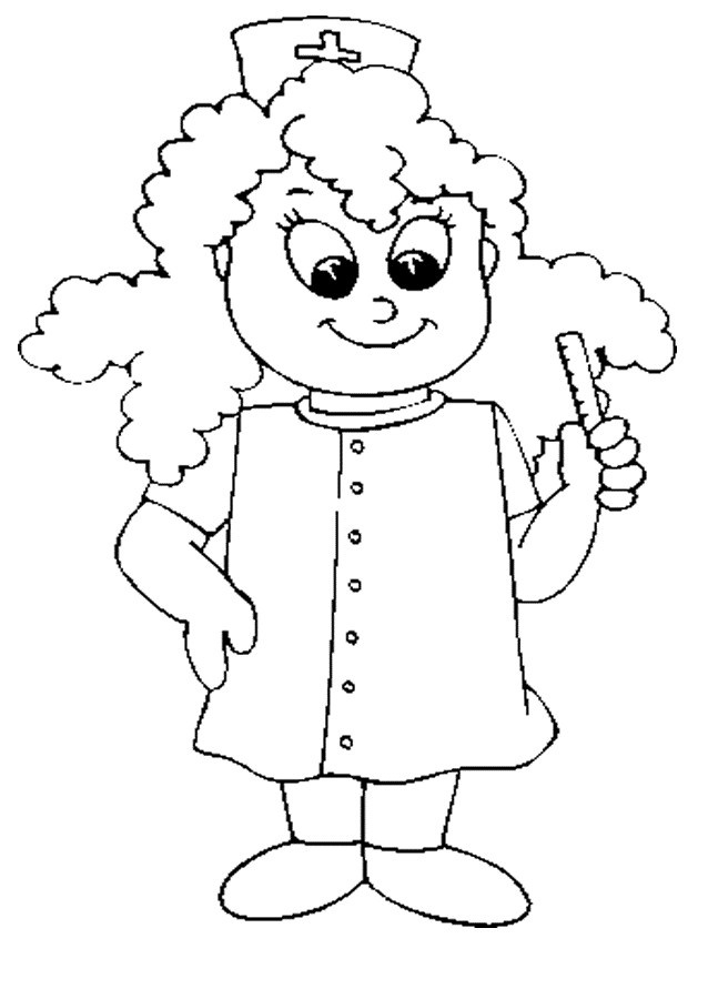 preschool nurse coloring pages Clip Art Library