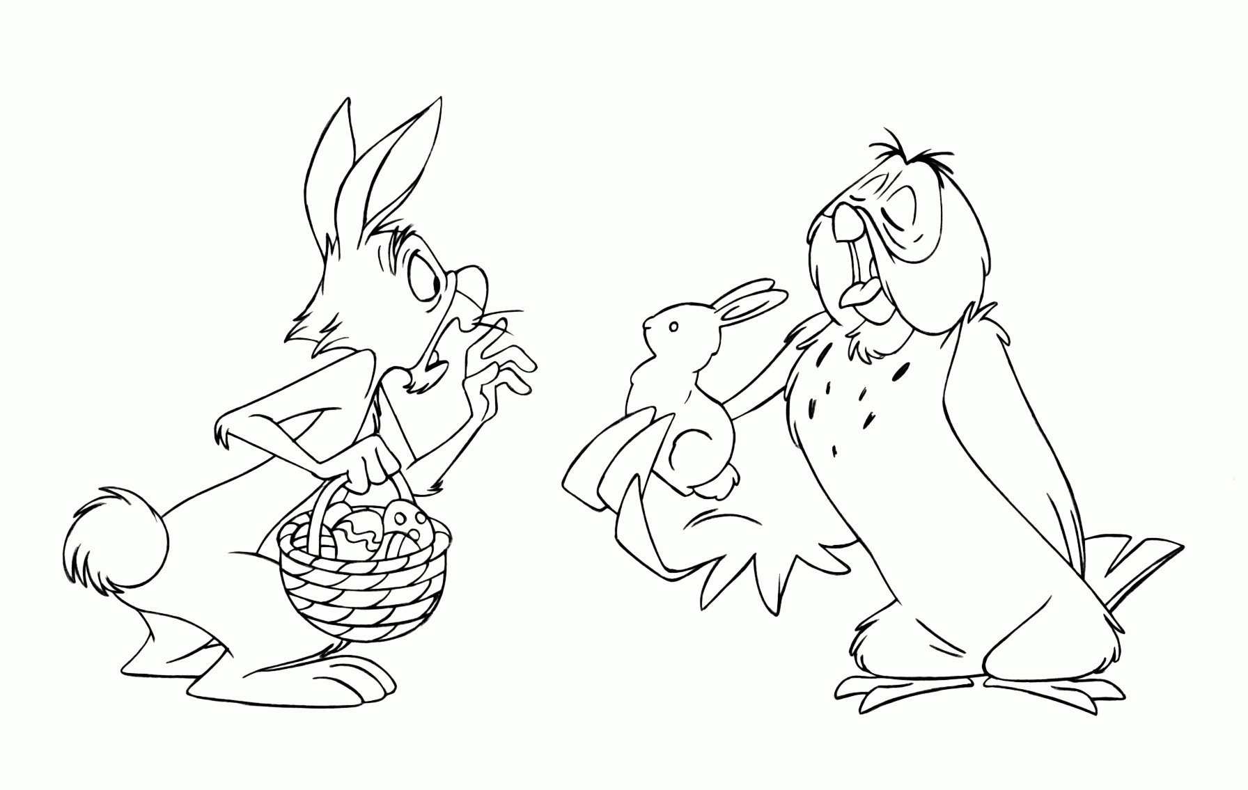 Free Coloring Pages Winnie The Pooh Classic, Download Free Coloring