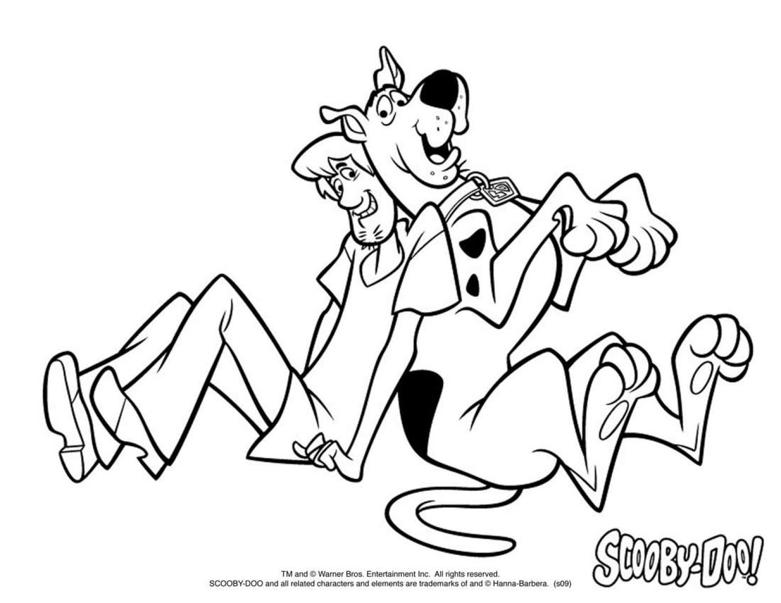 Free Scooby Doo And Shaggy Coloring Pages, Download Free Scooby Doo And
