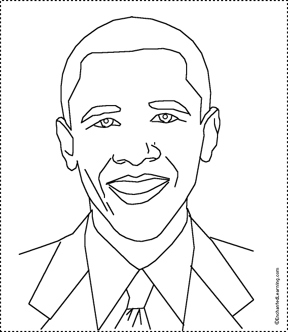 barack obama drawing easy Clip Art Library