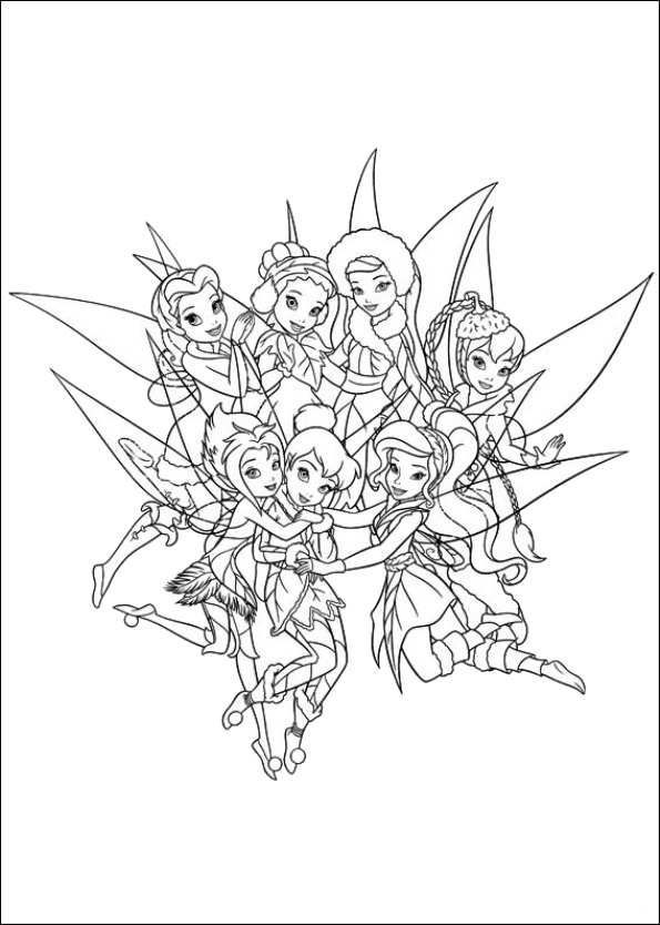 Free Tinkerbell Secret Of The Wings Coloring Pages, Download Free