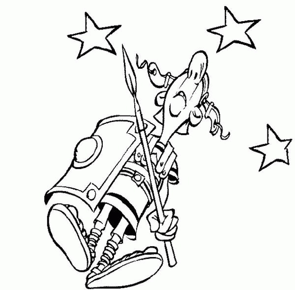 Roman Centurion Soldier Coloring Pages