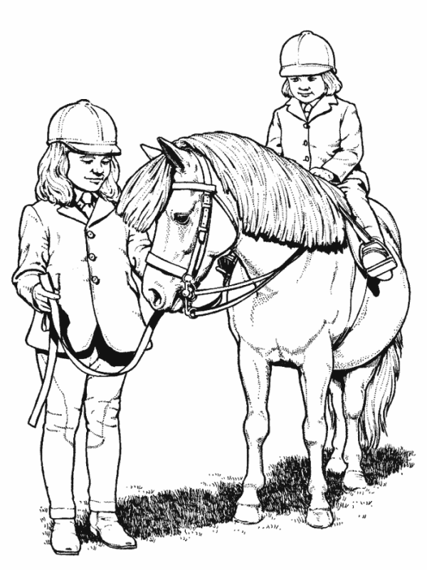 Free Girl And Horse Jumping Coloring Pages, Download Free Girl And Horse Jumping Coloring Pages Png Images, Free Cliparts On Clipart Library