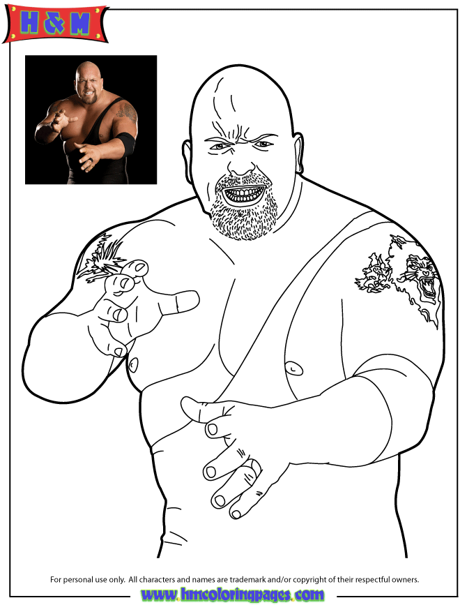 triple h coloring pages 770638