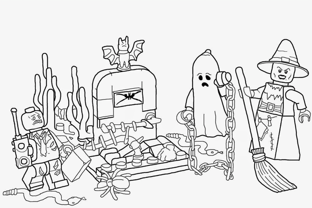 Lego Marvel Coloring Pages