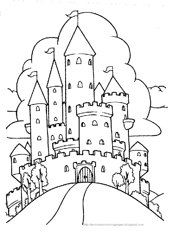 Free Disney Castle Coloring Pages Printable, Download Free Disney