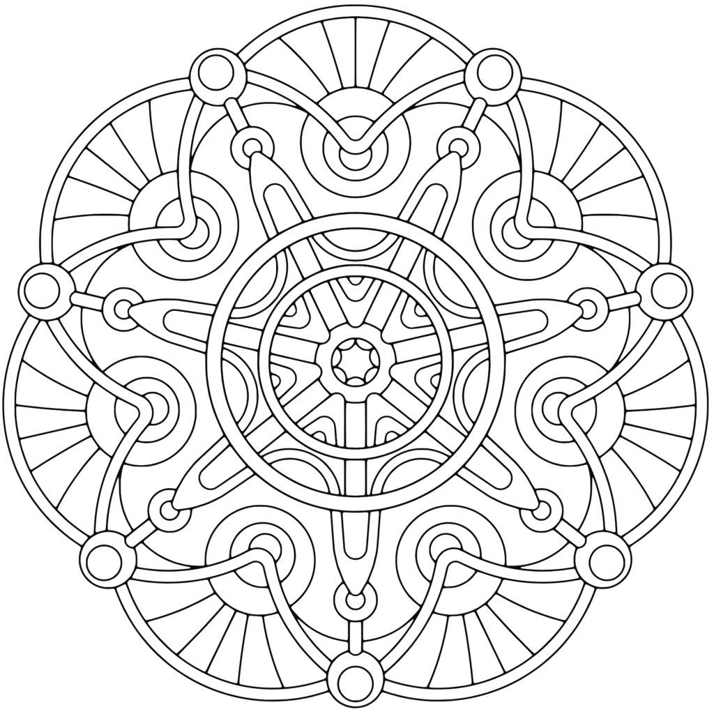 large pattern coloring pages 493342
