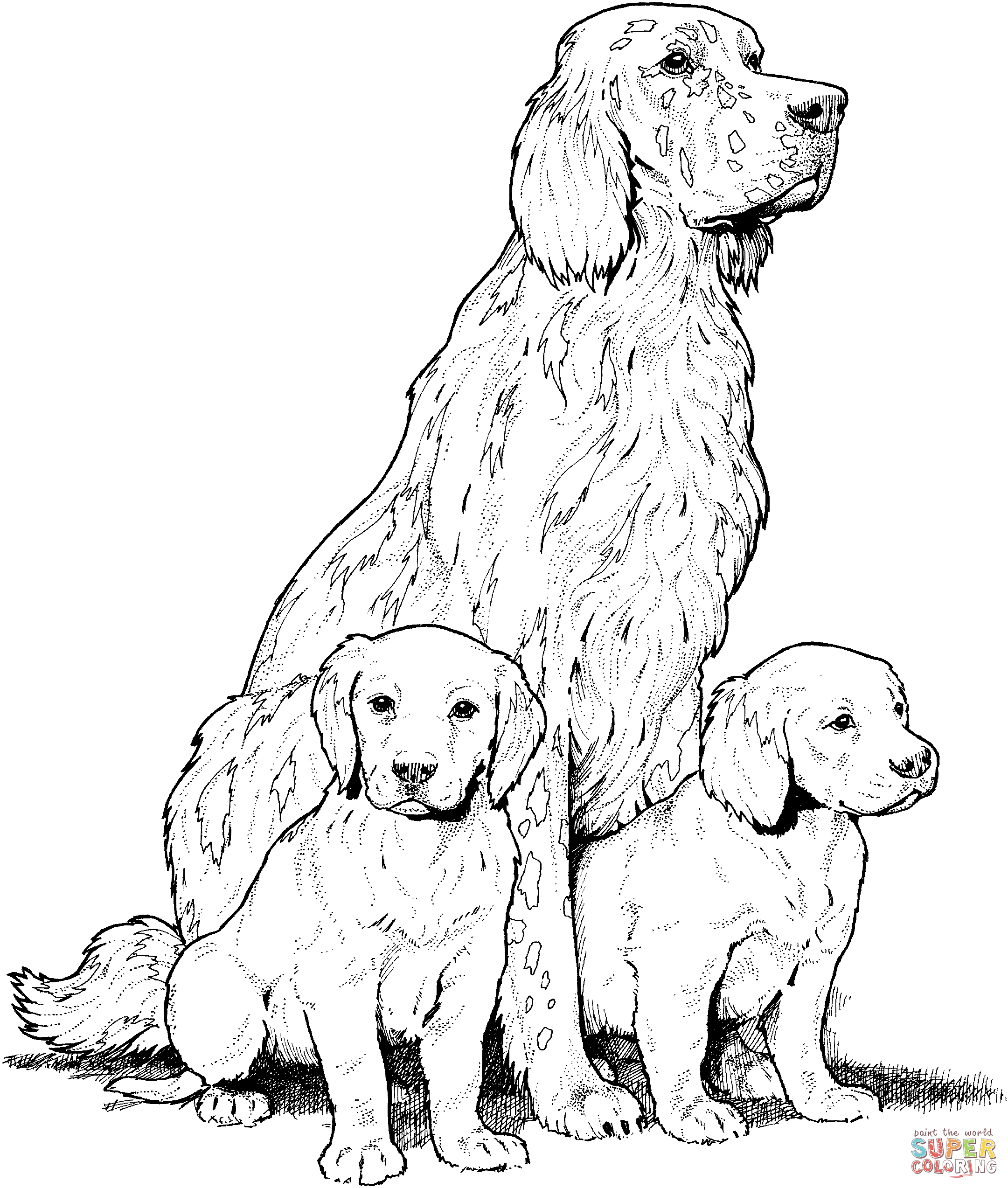 Free Realistic Puppy Coloring Pages, Download Free Realistic Puppy