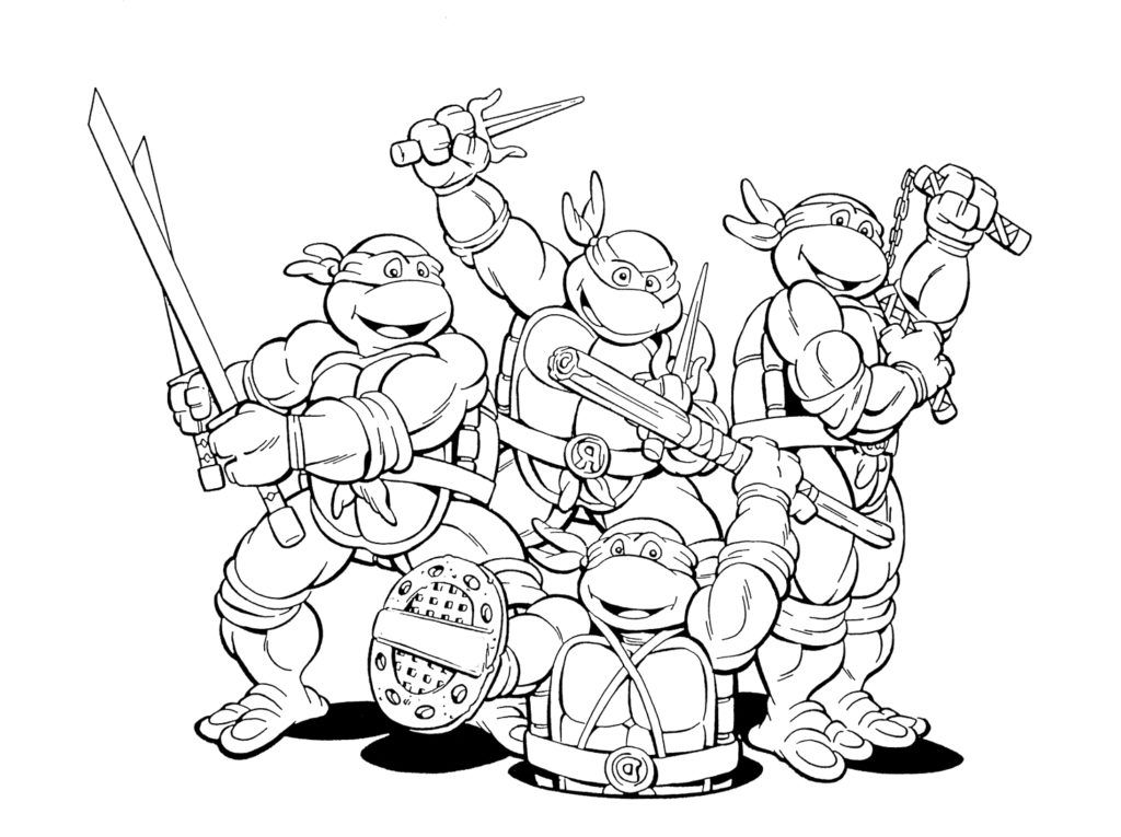 teenage mutant ninja turtles colouring pages Clip Art Library