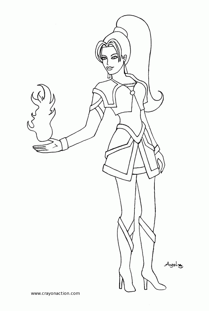 Free Superhero Girls Coloring Pages, Download Free Superhero Girls