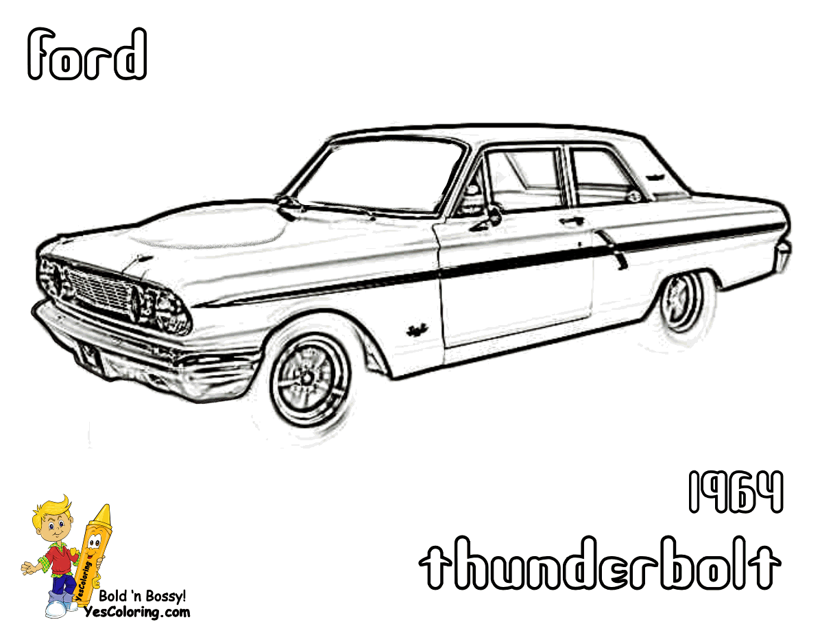 ford galaxie coloring pages Clip Art Library