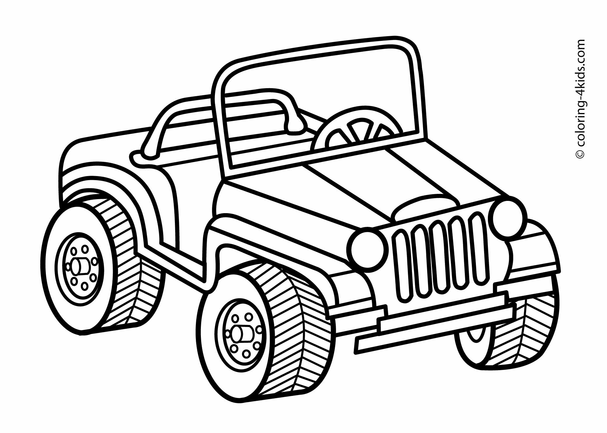 Free Military Jeep Coloring Pages, Download Free Military Jeep Coloring