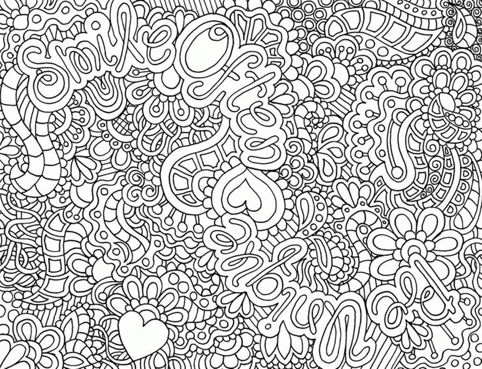 coloring pages for girls hard 543892