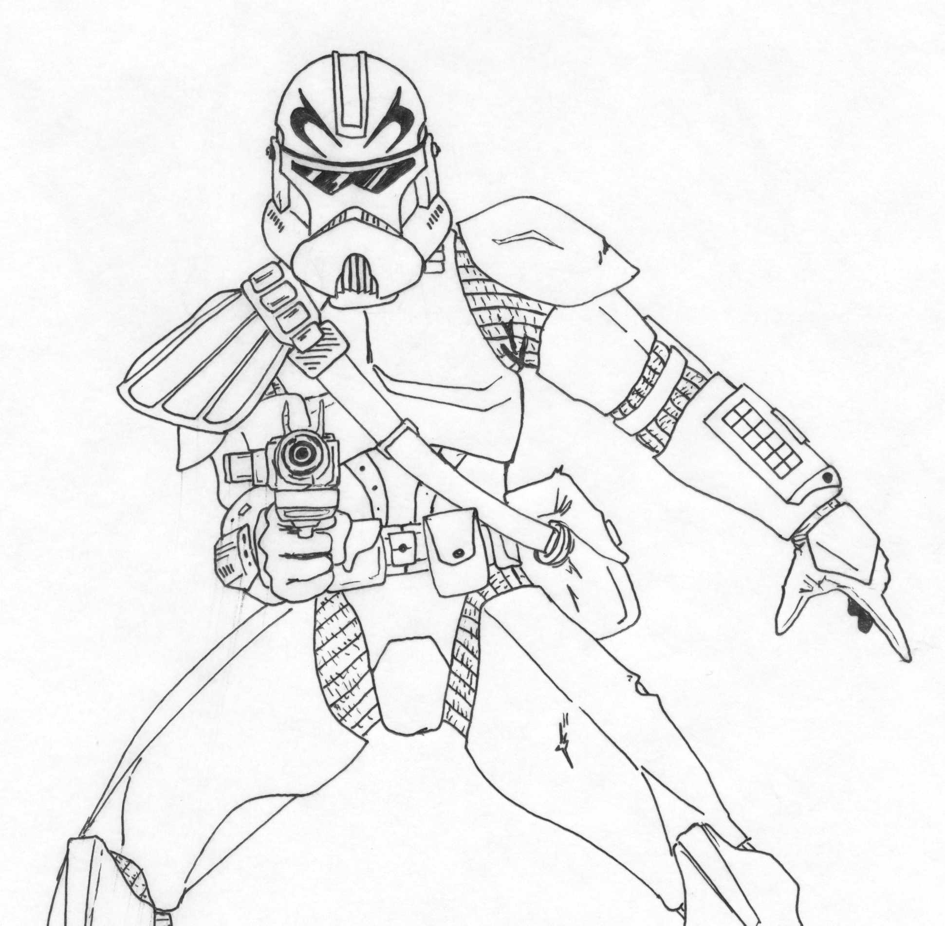 captain rex colouring pages 739559