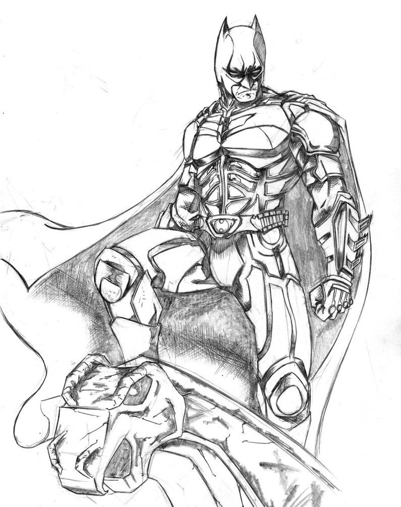Batman Arkham Coloring Pages