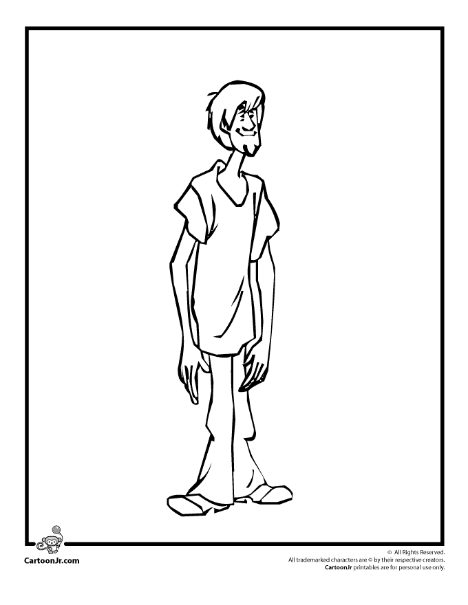 Free Scooby Doo And Shaggy Coloring Pages, Download Free Scooby Doo And