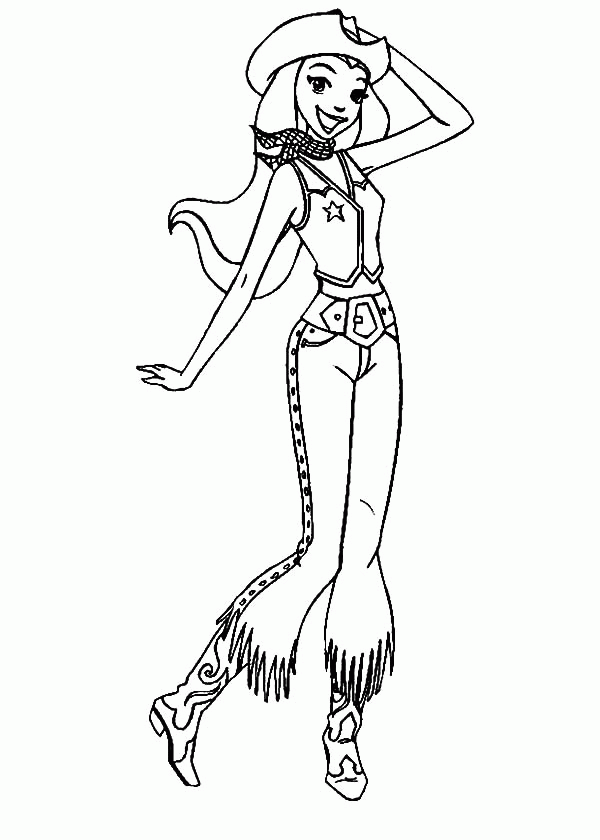 barbie cowgirl coloring pages Clip Art Library