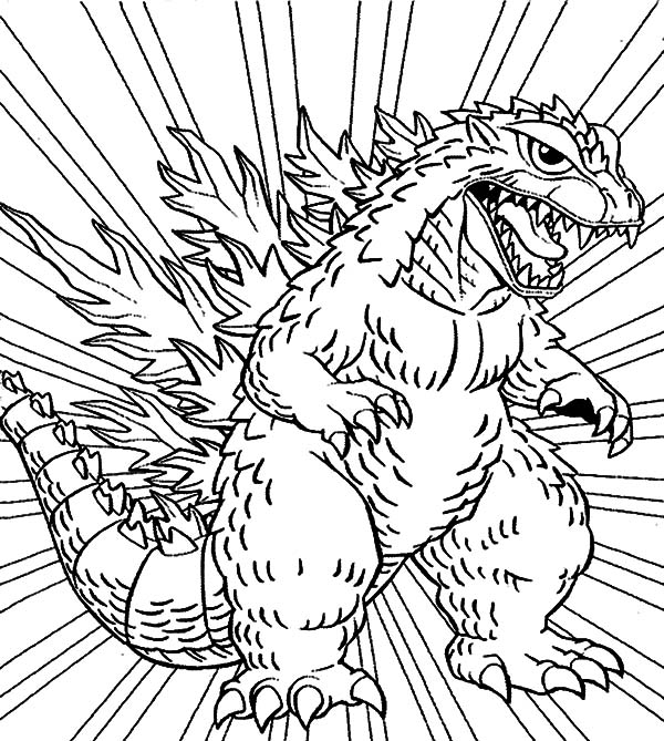 Free Free Godzilla Coloring Pages, Download Free Free