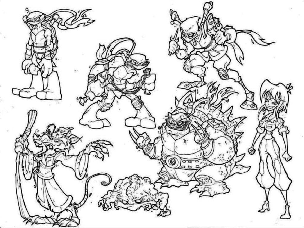 Free Ninja Turtles Coloring Pages Free Printable, Download Free Ninja