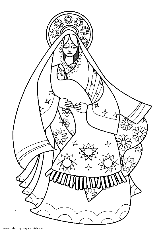 Free Coloring Pages Of Mother Mary, Download Free Coloring Pages Of