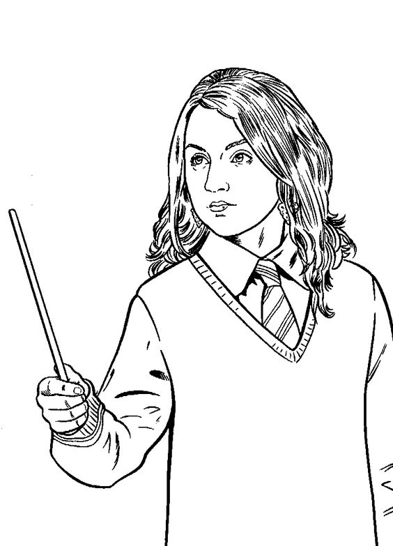 luna lovegood coloring pages Clip Art Library