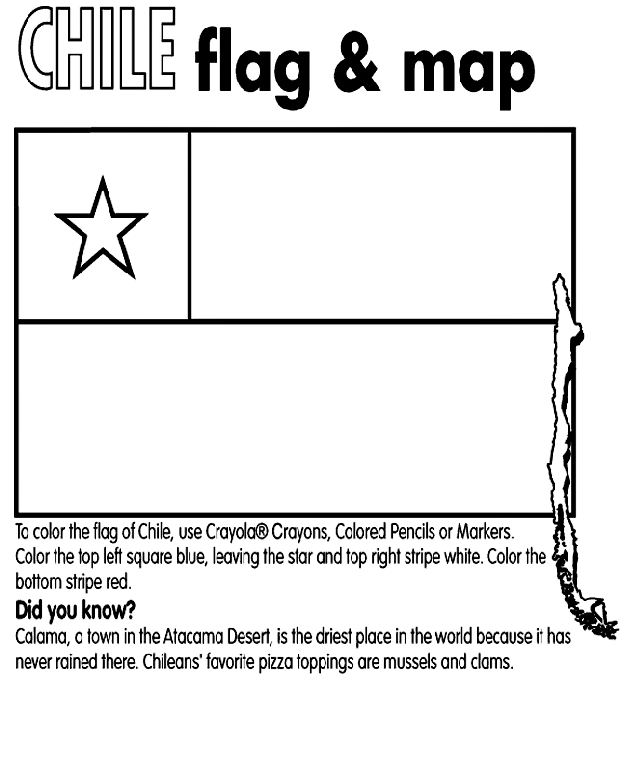 chile flag black and white Clip Art Library