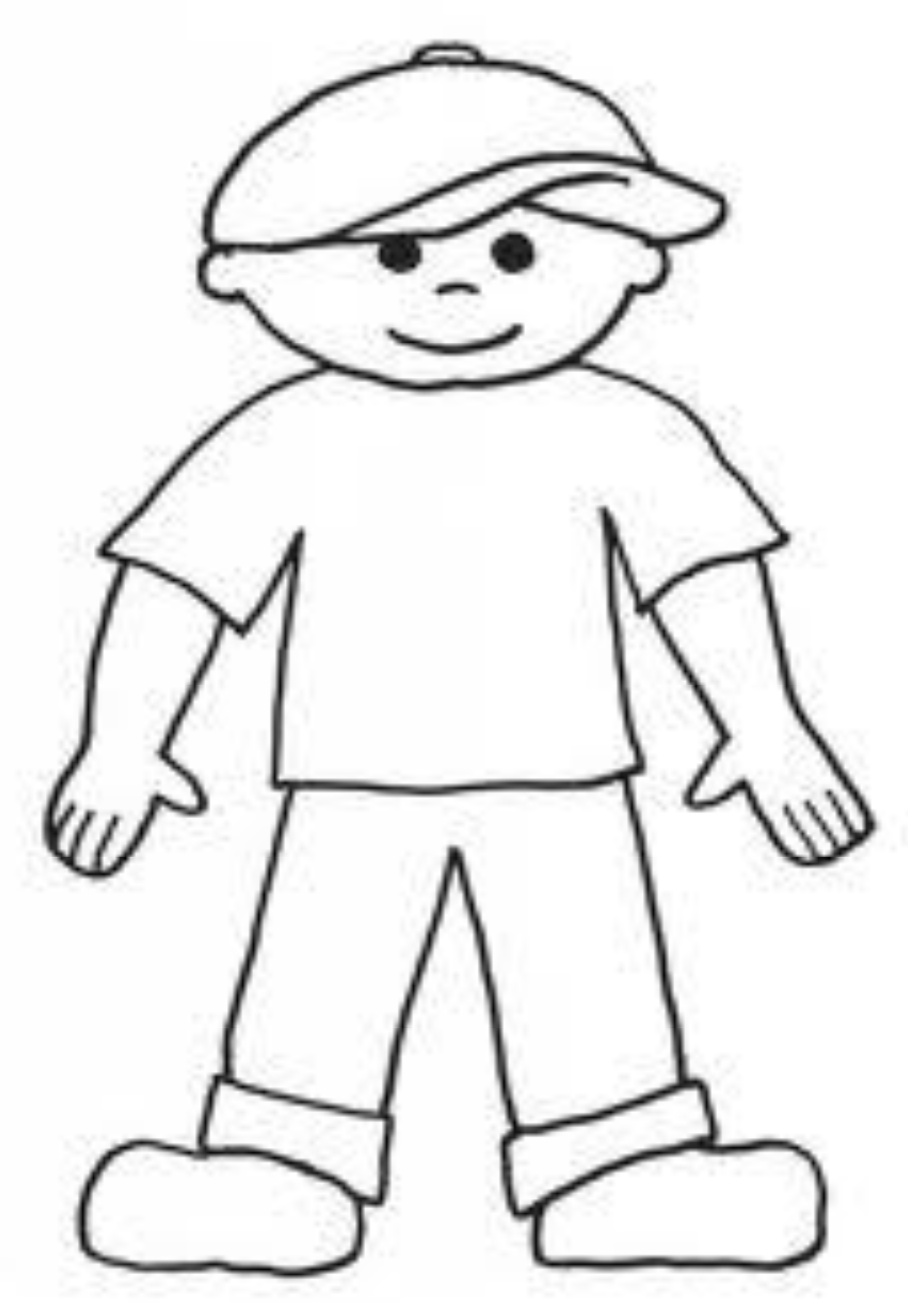 Free Flat Stanley Coloring Page, Download Free Flat Stanley Coloring