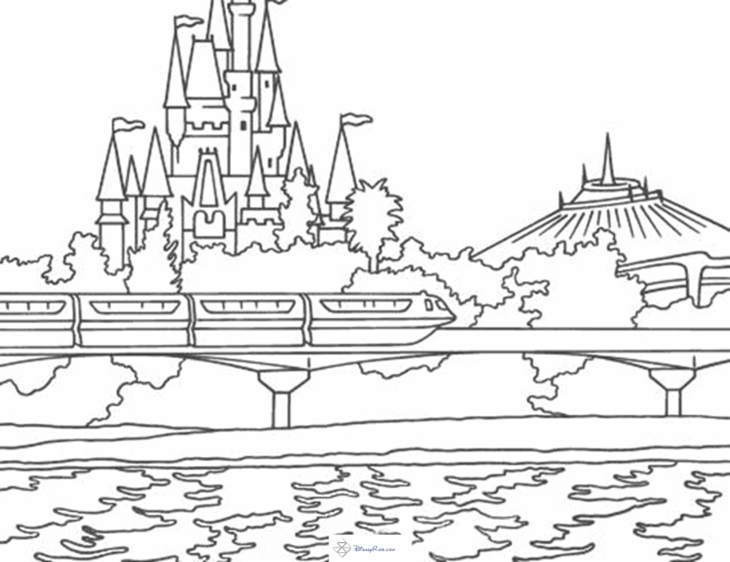 Free Disney Castle Coloring Pages Printable, Download Free Disney