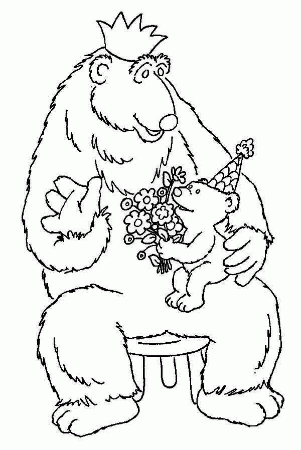 Bear Big Blue House Coloring