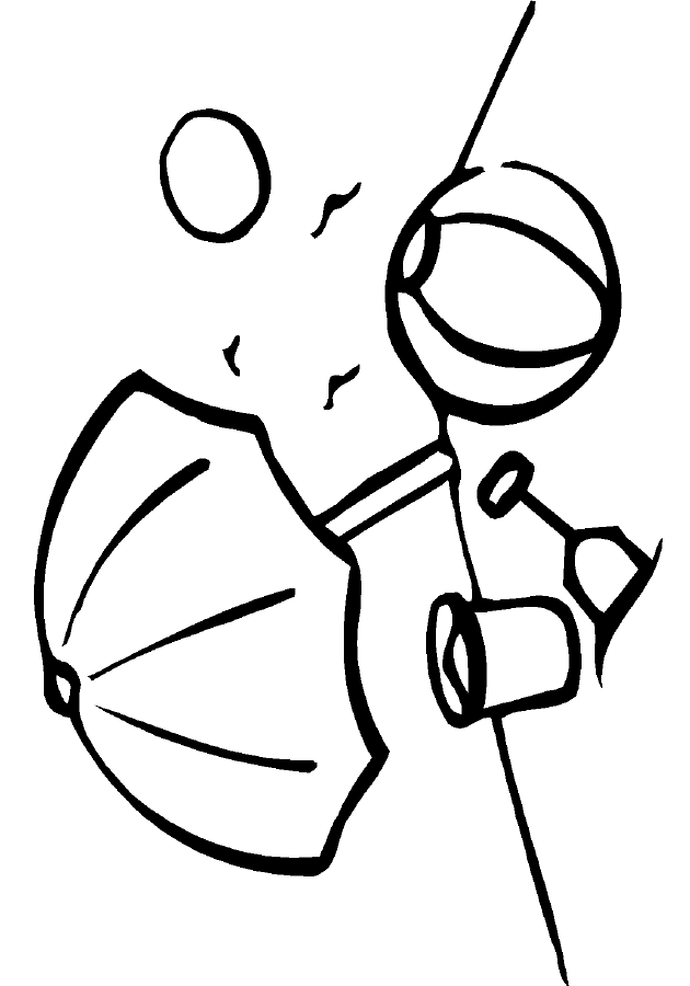 Commercial Beach Clip Art Coloring Pages