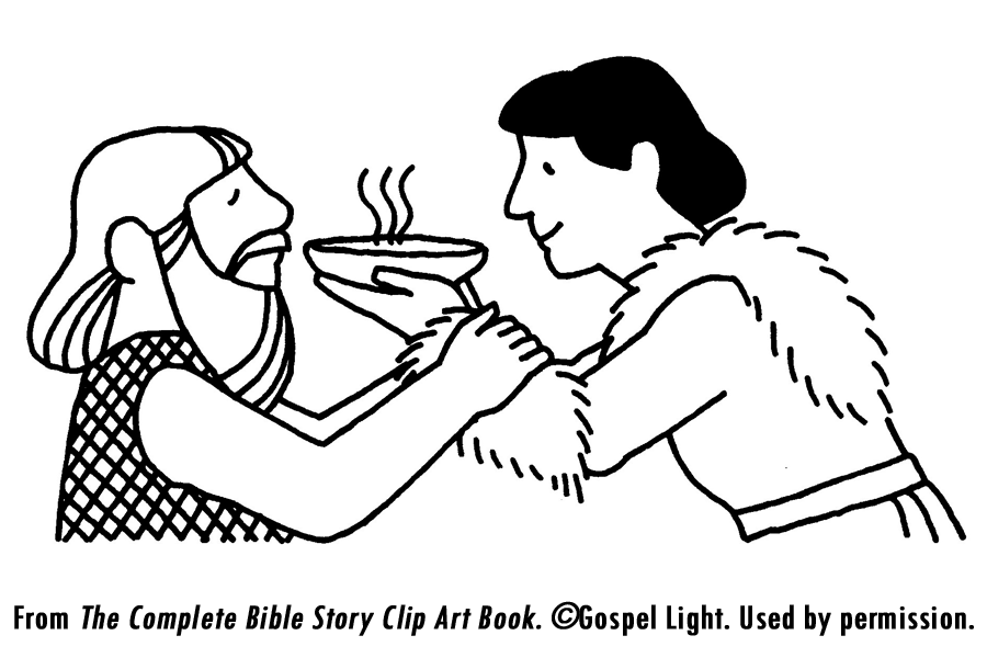 jacob and esau coloring pages Clip Art Library