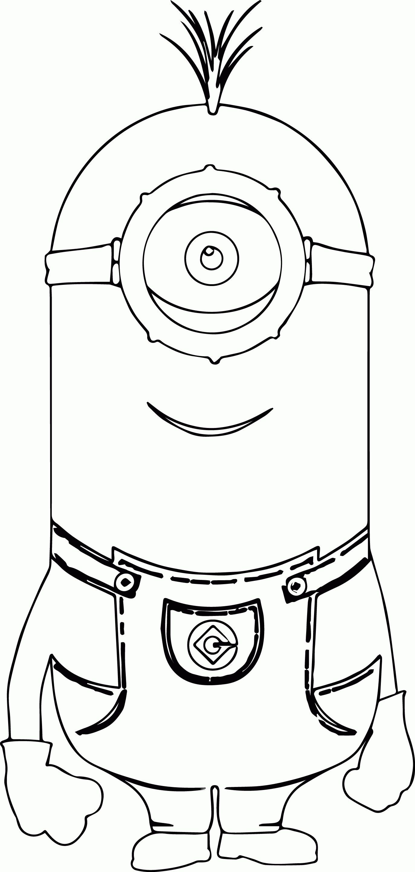 Minions Coloring Pages Kevin Bob Stuart