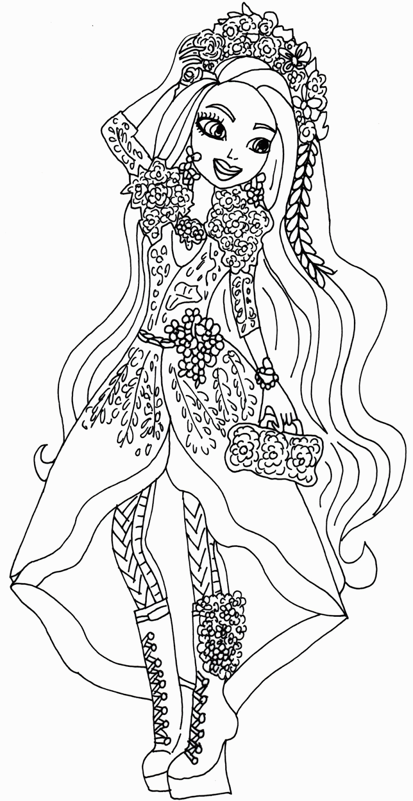 Ever After High Coloring Pages Printable Coloring Sheets