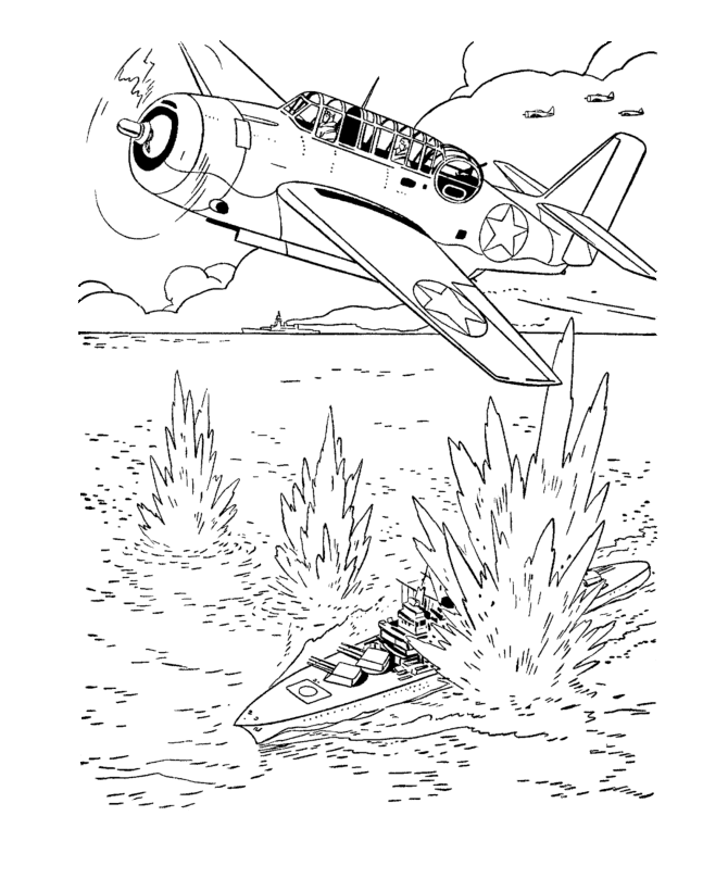 bomber jet printable coloring Clip Art Library