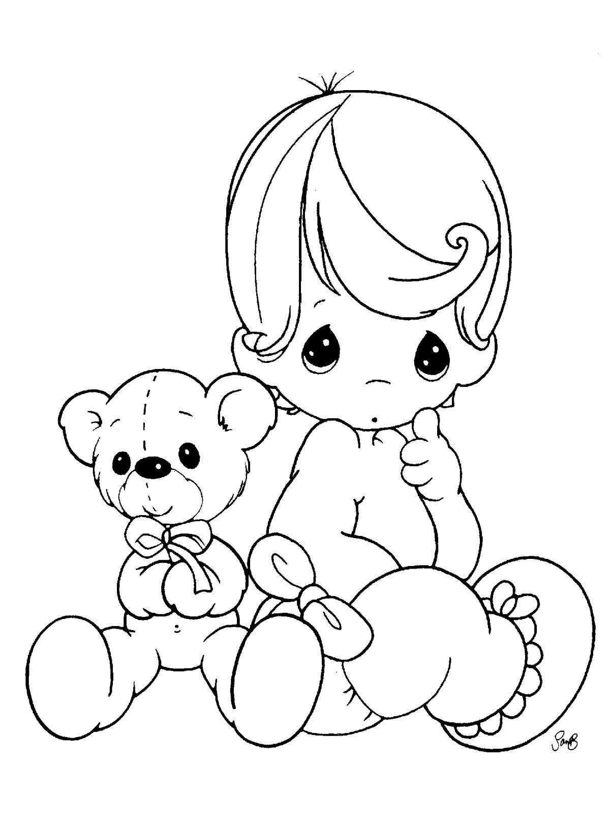 Free Baby Boy Coloring Pages, Download Free Baby Boy Coloring Pages png