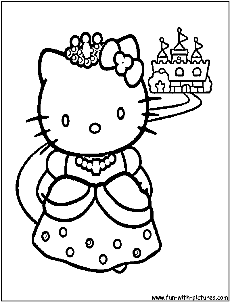 Free Free Coloring Pages Hello Kitty, Download Free Free Coloring Pages