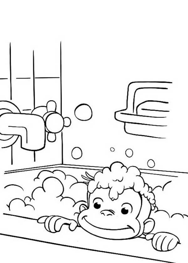 Free Curious George Halloween Coloring Pages, Download Free Clip Art