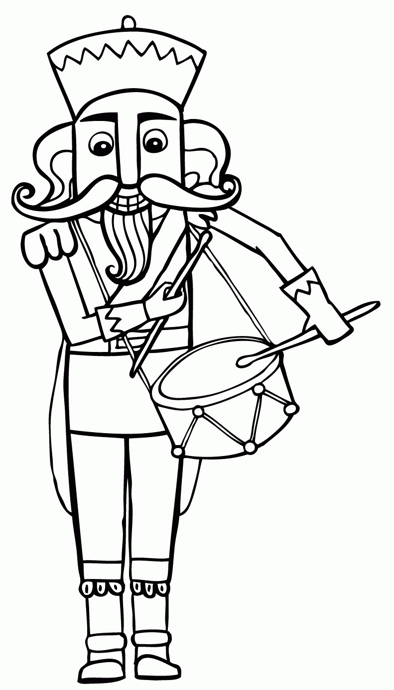 Ballerina Nutcracker Coloring Page Printable Ballet Coloring Sheet